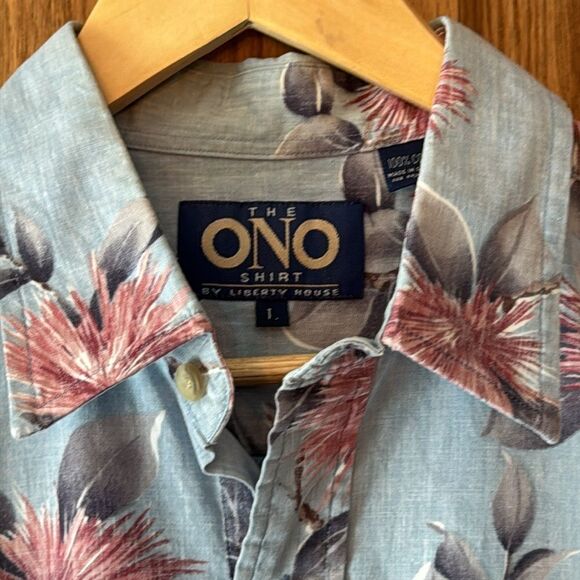 LIBERTY HOUSE The ONO Shirt Vintage Reverse Print Hawaiian Shirt - Picture 3 of 10